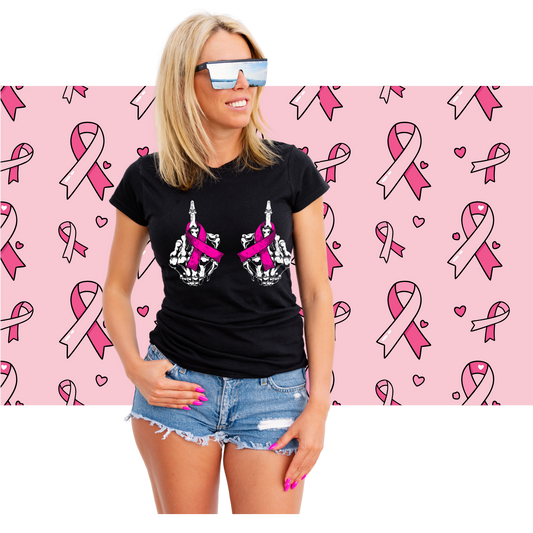 Middle Finger to Breast Cancer