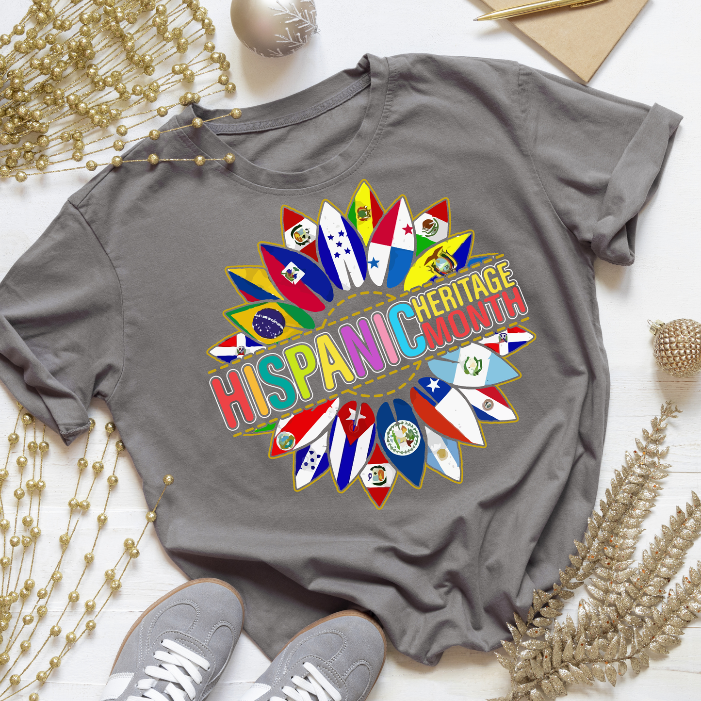 Sunflower - Hispanic Heritage Month - Flags