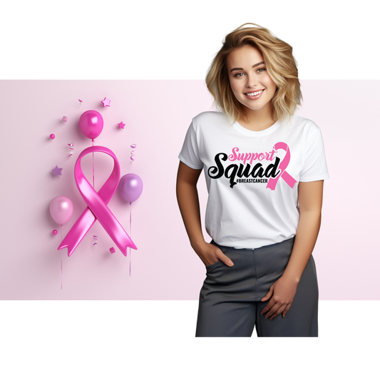 Support Squad Breast Cancer Awareness Shirt