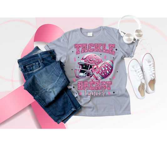 Tackle Breast Cancer Awareness Shirt