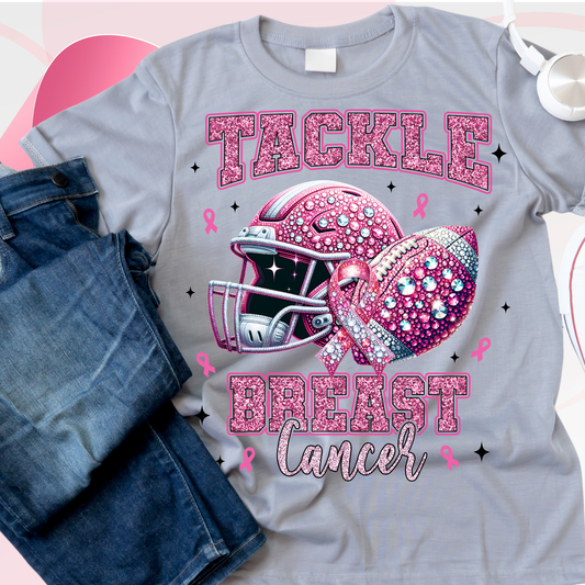 Tackle Breast Cancer Awareness Shirt