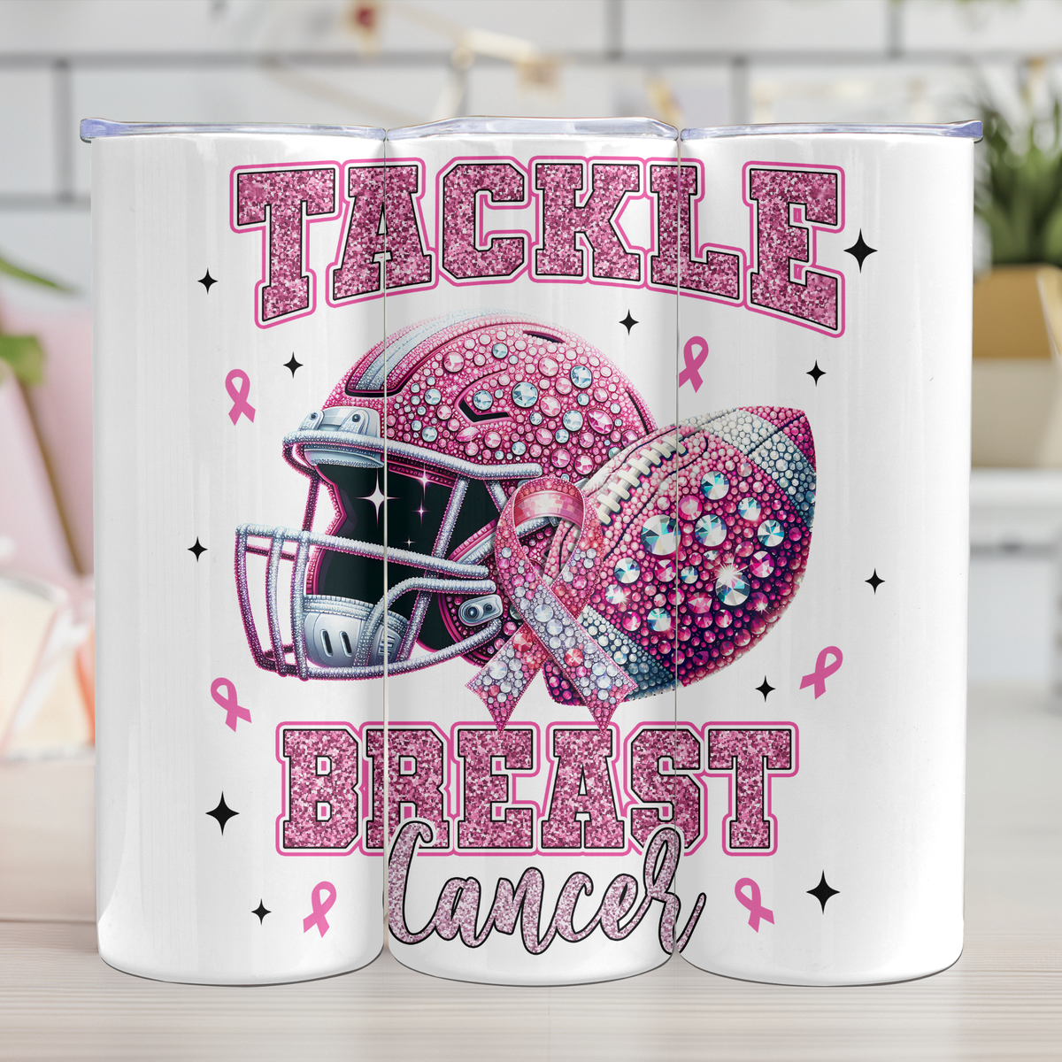 Tackle Breast Cancer Tumbler