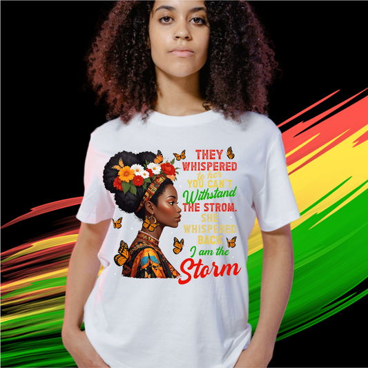You Can't Withstand the Storm - Afro Queen and Butterflies