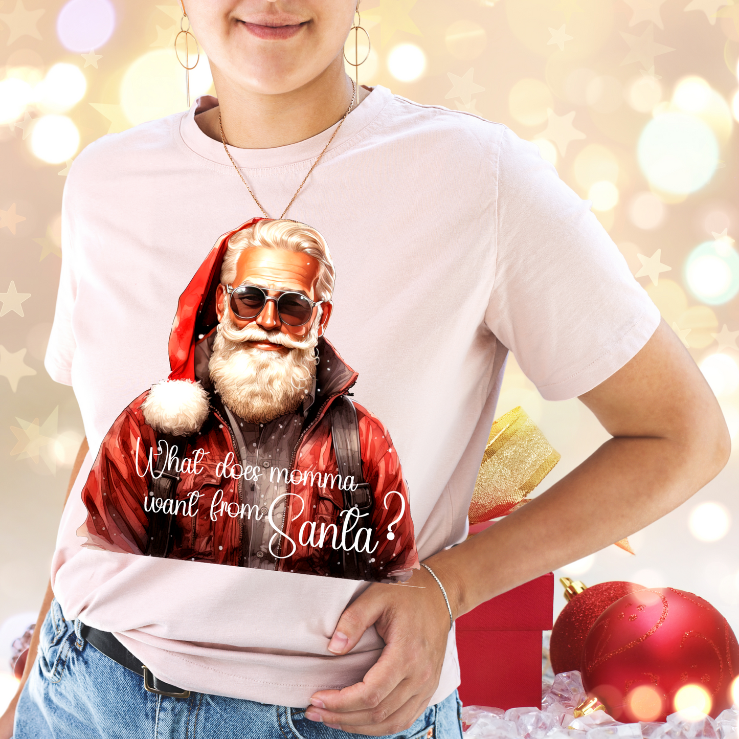 What Does Momma Want from Santa - Caucasian