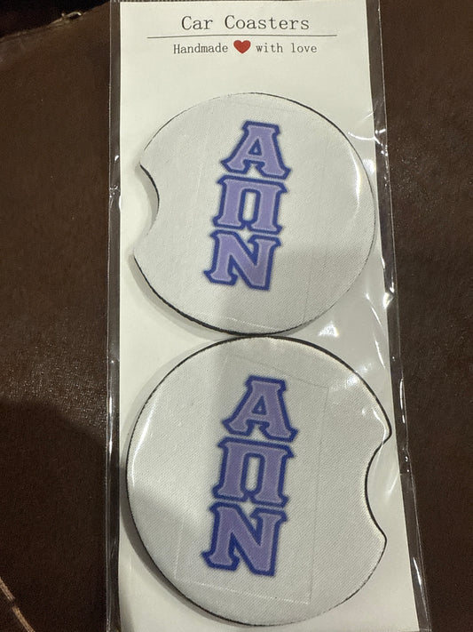 Auction 10 - APN Greeks Car Coasters