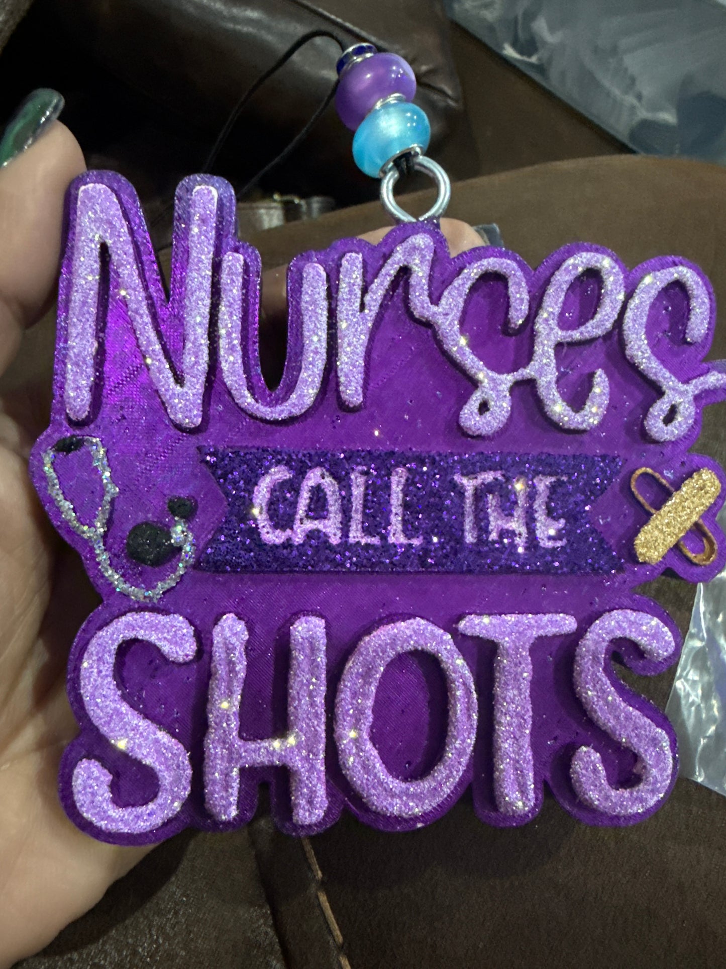 RTS - Nurses Call The Shots Car Air Freshener (Vanilla Bean)