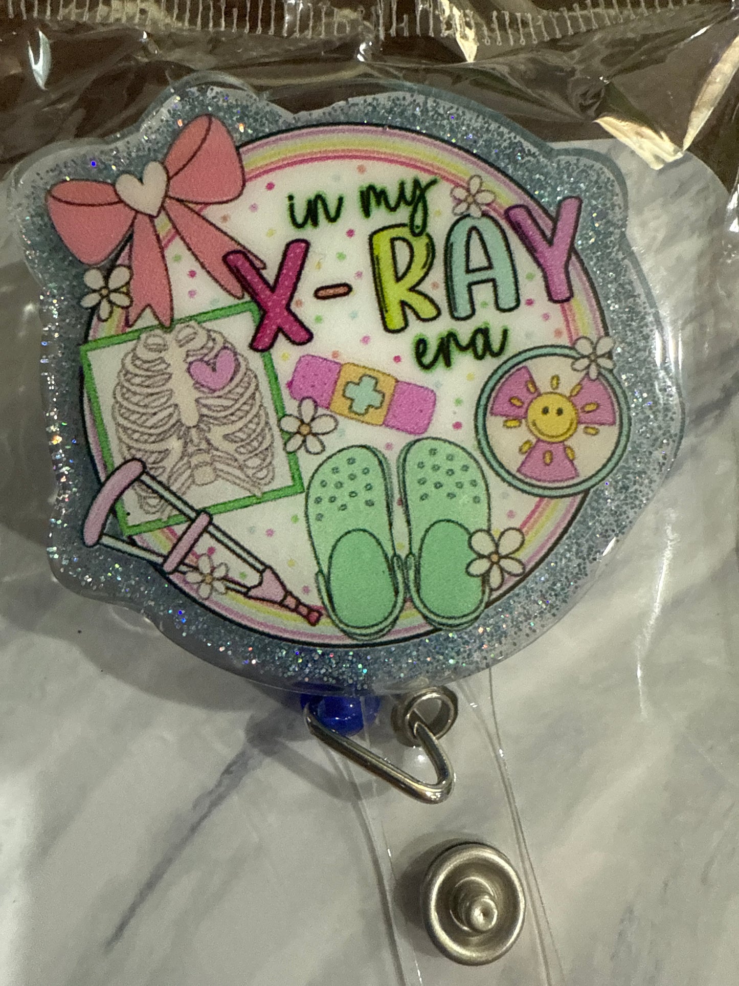 RTS - in my X-Ray Era with Pink Bow Badge Reel