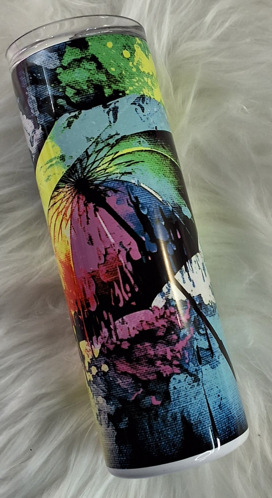 RTS - 20oz Rainbow Umbrella Tumbler