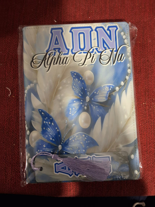 Auction 21 - APN Small Journal & Bookmark Set Butterflies & Pearls