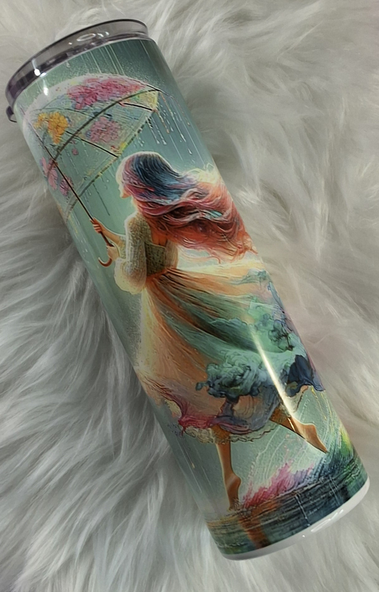 RTS - 30oz Dancing in the Rain Tumbler