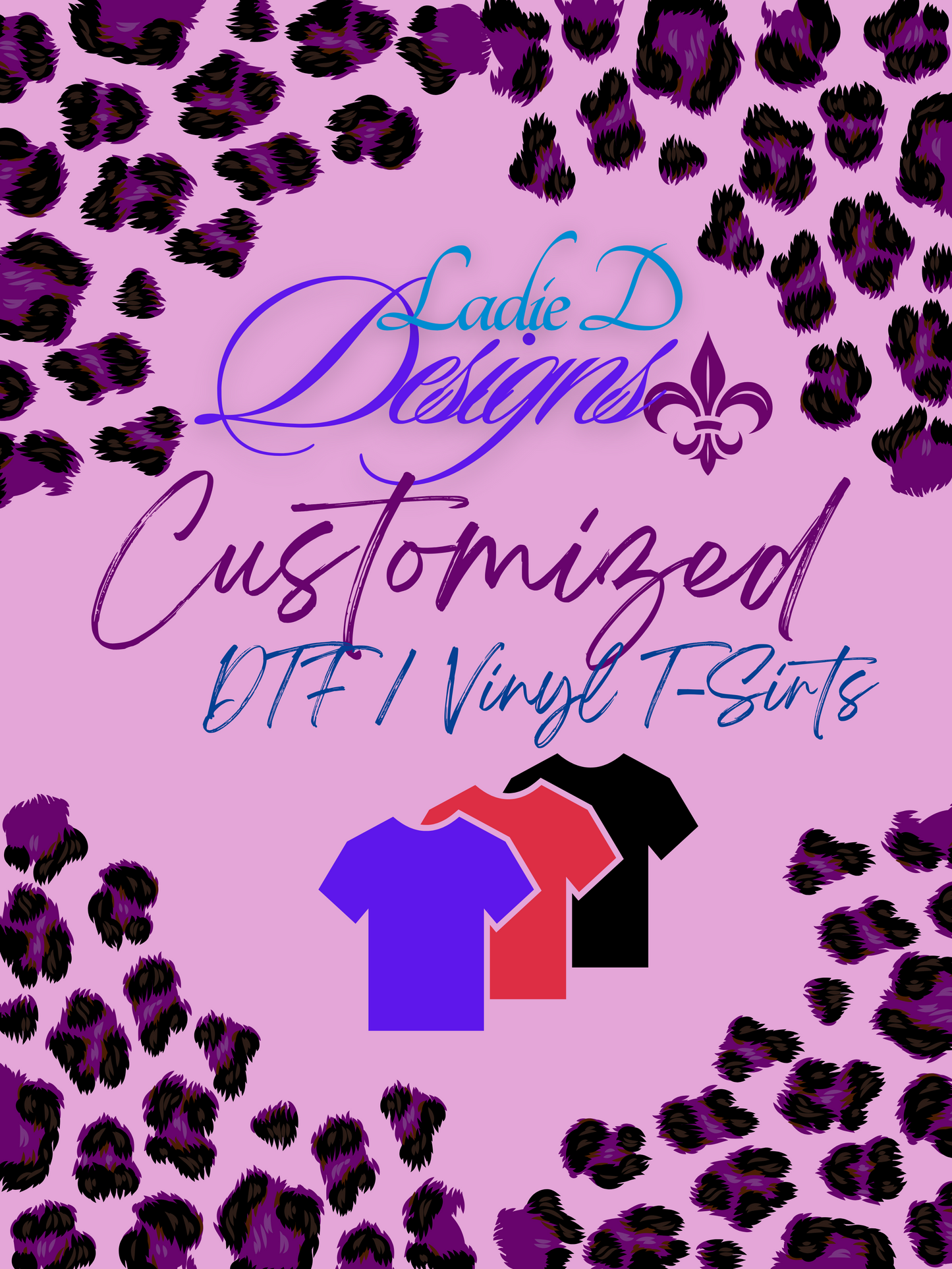 Custom DTF or Vinyl T-Shirts